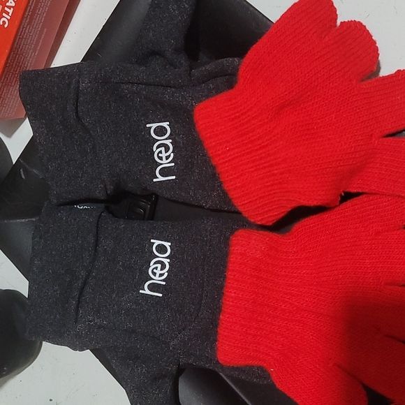 Toddler beanie, toddler mittens and red gloves. Winter gear Toddler - Picture 5 of 16